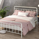 ZINUS FLORENCE FULL PANEL METAL PLATFORM BED FRAME FRBF-Q/W - WHITE- QUEEN - Like New
