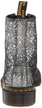 30770001 DR. MARTENS WOMEN 1460 8 EYE BOOT FASHION BLACK/METALLIC PAINT 7 - Like New
