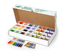 CRAYOLA CRAYONS & WASHABLE MARKERS CLASSPACK 256CT TEACHER CLASSROOM MUST HAVES - Brand New