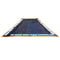 BLUE WAVE 18-FT X 36-FT RECTANGULAR LEAF NET IN GROUND POOL COVER - BLACK - Like New