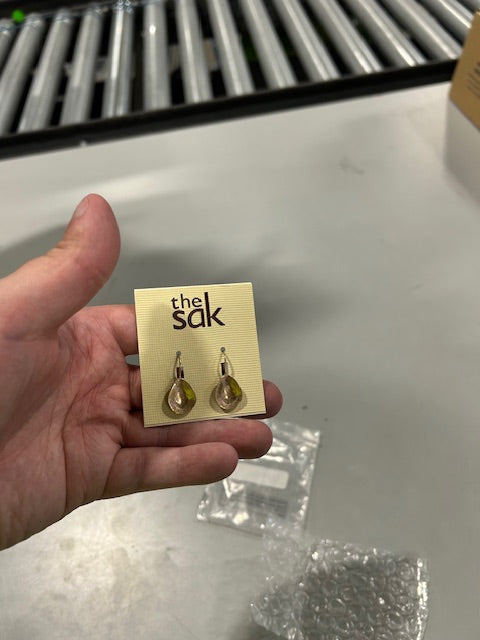 THE SAK GOLD METAL SCOOP DROP EARRINGS GOLD 715 - GOLD - Brand New