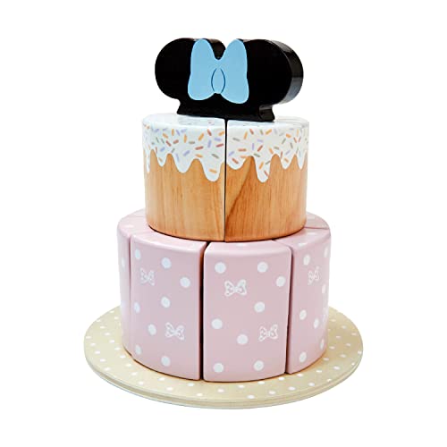 Disney Wooden Toys Minnie Mouse Tea Set, 13 Pieces Ages 3+ Just Play - Brand New