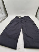 UNDER ARMOUR WOMEN WORKWEAR UNHEMMED PANTS - SIZE: WOMEN 8 - DARK NAVY BLUE - Brand New