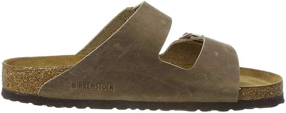 BIRKENSTOCK MEN'S ARIZONA SOFT FOOTBED SANDALS - SIZE: MEN 6 - TOBACCO BROWN - Like New
