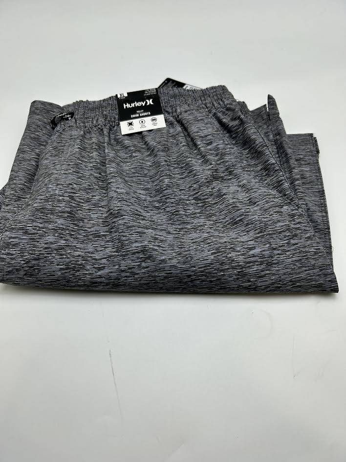 HURLEY STATIC VOLLEY SWIM SHORT - SIZE: MEN XL - SMOKE GRAY - Brand New
