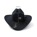 Western Express Felt Finish Cowboy Hat - Cattleman Style with Stylish Band - Brand New