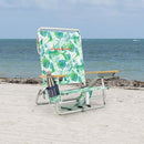 Tommy Bahama 2 Pack 5-Position Classic Lay Flat Backpack Beach Chair - Like New