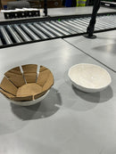 MIKASA HARLEY WHITE STONE WEAR 4 PIECE BOWLS STONEWEAR - WHITE - Like New