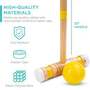 Best Choice Products 32in Wood Croquet Set, Classic 6 Players - Multicolor - Brand New