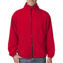 UltraClubs Men's Iceberg Fleece Full-Zip Jacket 8485 New