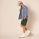 AMAZON ESSENTIALS MEN'S SLIM-FIT 9" CHINO SHORT - SIZE: MEN 34 - DARK OLIVE - Brand New