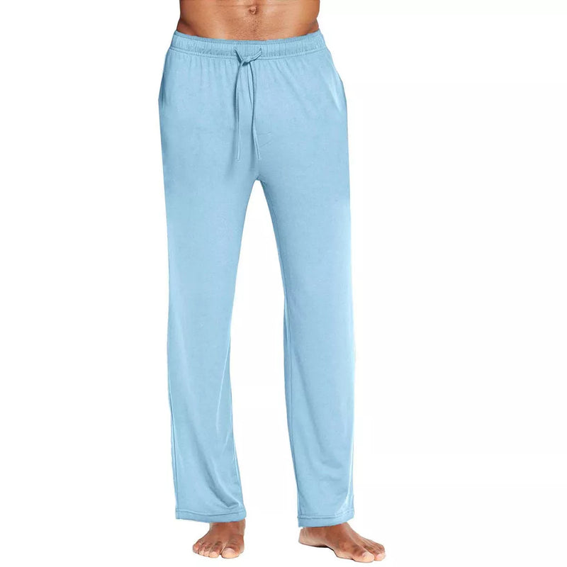 BLUE ICE MEN'S MODERN FIT CLASSIC LOUNGE PANTS - SIZE: MEN 2XL - LIGHT BLUE - Brand New