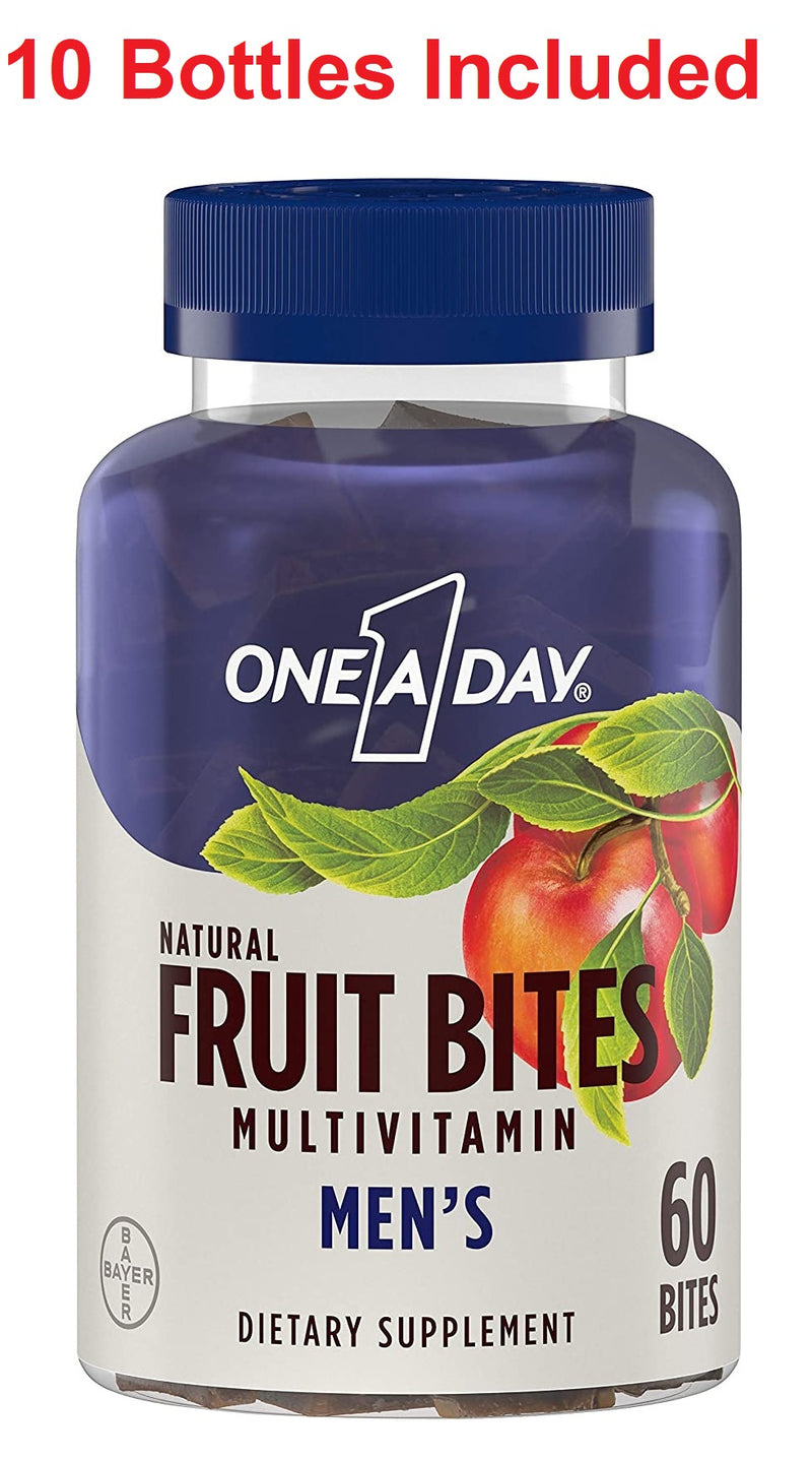 10 Pack: ONE A DAY Natural Multivitamin Immune Health Support - 60CT/Pack New