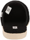 10018750 TOMS HARBOR SLIPPERS MENS BLACK FURRY MULES COMFORT SIZE 10 BLACK FAUX - Like New