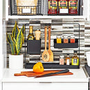 iDesign Austin Modular Free-Standing Countertop Organizer B085M431SN -Black - Brand New