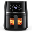 ACEKOOL 5QT AIR FRYER WITH VISIBLE WINDOW 8 PRESET AF-311A - BLACK - Like New
