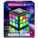 NIUFUNMAL RECHARGEABLE GAME CUBE 15-IN-1 FUN BRAIN MEMORY GAMES (BLACK) Like New