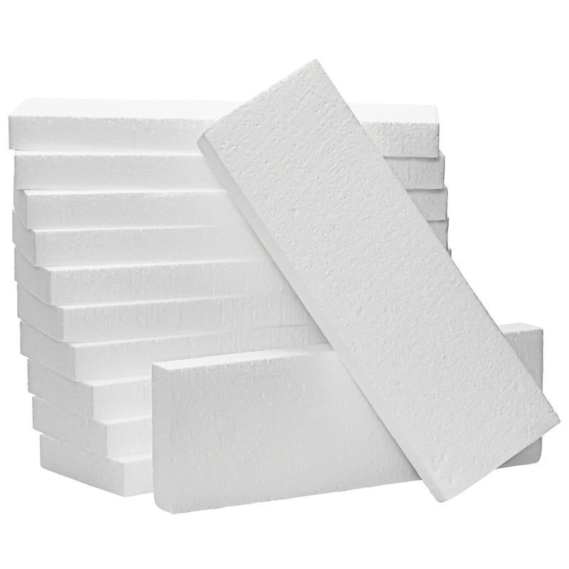 Juvale 1-Inch Thick Foam Rectangle Blocks for Crafts, Diorama Supplies - Like New
