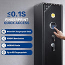 BLACKSMITH 6 BIOMETRIC GUN SAFE FOR RIFLES AND PISTOLS - BLACK - Like New