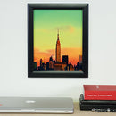 Craig Frames 24" x 36" Picture Frame Smooth Wrap Finish 1"W B001K4BYDC - Black - Like New