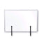 MASTERVISION PROTECTOR SERIES GLASS ALUMINUM DESKTOP DIVIDER, 35.4 X 0.16 X 23.6 - Brand New