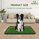 VKMUOI 23.6 x 35.4 in Dog Grass Pad with Tray Pet Training Pads with Tray - Like New