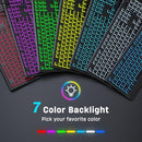 LUZARRIBA WIRED BACKLIT KEYBOARD FOR MAC LIGHTED USB KEYBOARDS - BLACK - Like New