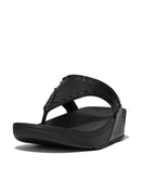 GB1-001-050 FITFLOP WOMEN'S LULU RUBBER-STUD SANDALS SIZE WOMEN 7 BLACK - Like New