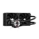 MINORSONIC CPU COOLER 240MM AIO, LIQUID COOLER CPU LOW-NOISE AMD AM5/AM4 - BLACK - Like New