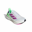 ADIDAS ULTRABOOST 5X SHOES - DASH GRAY/PURPLE BURST/LIME BURST - SIZE 7 - Like New