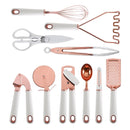 COOK WITH COLOR KITCHEN GADGET, COPPER PLATED STAINLESS STEEL, COPPER WHITE - Like New
