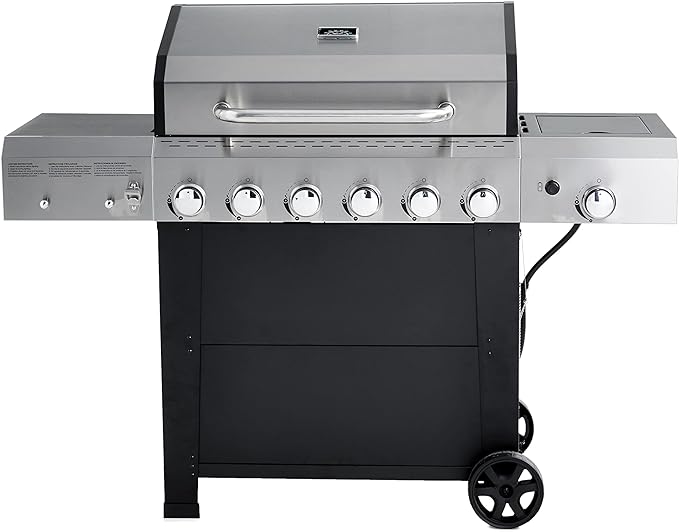 Amazon Basics Freestanding Gas Grill 6 Burner 66,000 BTU - Scratch & Dent