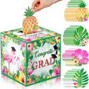 OUTUS GRADUATION CARD BOX 48PCS HAWAII CARDS TROPICAL CONGRATS GRAD PAPER BOX - Like New
