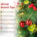 Goplus Set of 2 29" Outdoor Christmas Trees Battery Operated Pre-Lit B08H4WYS4P - Brand New