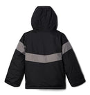 COLUMBIA YOUTH BOYS LIGHTNING LIFT II JACKET - BLACK/CITY GRAY - LARGE - Brand New