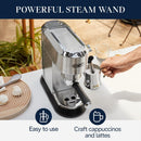 De'Longhi Dedica EC680M, Espresso Machine - Silver - Like New