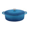 Cuisinart 7 Quart Oval Casserole CI770-33BLG - BLUE GRADIENT Like New