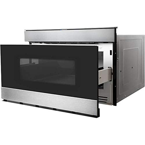 SHARP SMD2489ES 1.2 CU.FT. STAINLESS MICROWAVE DRAWER OVEN - STAINLESS STEEL - Like New