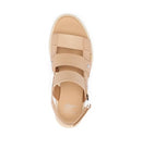 2113281246 Sórel Ona Ave™ Slingback Flat Sandals BeigexBleached Ceramic W7 - Like New
