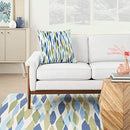 Waverly Waverly Pillows Navy 20" x 20" Throw Pillow - Brand New