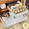 GRACENAL PULL OUT CABINET ORGANIZER KITCHEN ORGANIZERS AND STORAGE WHITE - Like New