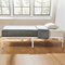 BEST PRICE MATTRESS 14 INCH METAL PLATFORM BED WHITE-FULL - WHITE - Like New