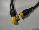 EXPANDABLE GARDEN HOSE WITH WALL HOOK, 100FT WATER HOSE FLEXIBLE DURABLE - BLACK - Like New