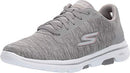 15905 SKECHERS WOMEN'S GO WALK 5 TRUE AIR-COOLED GOGA MAT SIZE 10.5 GRAY - Like New