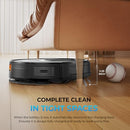 LWBRAZL ROBOT VACUUM AND MOP COMBO 2 IN 1 MOPPING ROBOT VACUUM CLEANER - BLACK - Like New