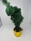 GENERIC 24 INCH FIBER OPTIC MINI CHRISTMAS TREE - GREEN - Like New