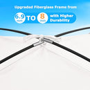 COMMOUDS BEACH TENT SUN SHADE FOR 3 PERSON UPF 50+ BEACH TENT - SILVER - Like New