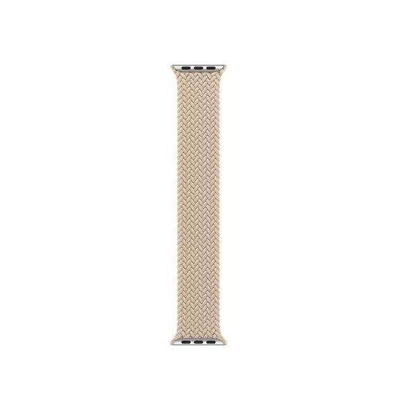 APPLE WATCH BRAIDED SOLO LOOP 45MM - SIZE 1 - BEIGE - Brand New