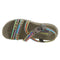 SKECHERS WOMEN REGGAE SEW ME BOHO WOVEN STRAPPY SLINGBACK SIZE 8.5 TAUPE MULTI - Brand New