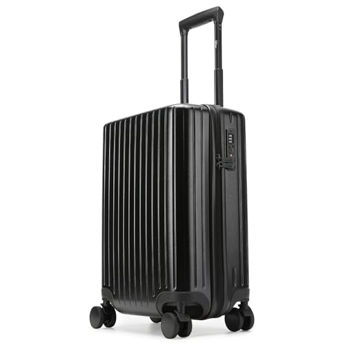 MIAMI CARRYON OCEAN 20 INCH POLYCARBONATE CARRY-ON SUITCASE CARE KIT - BLACK - Like New